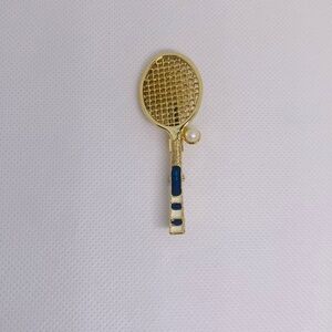 Gerry's Tennis Racket Brooch/Pin